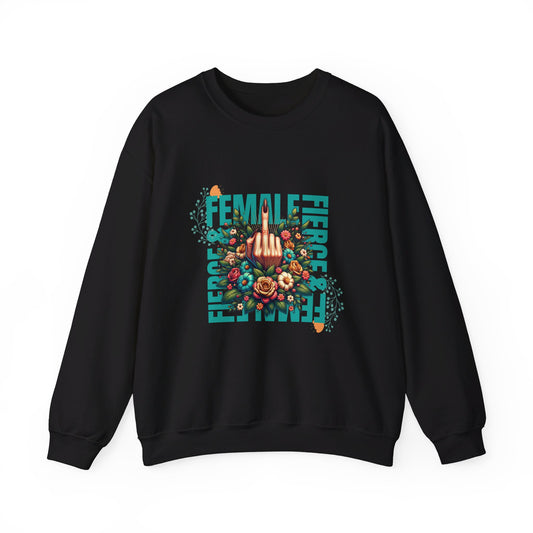 Fierce & Female Unisex Heavy Blend™ Crewneck Sweatshirt