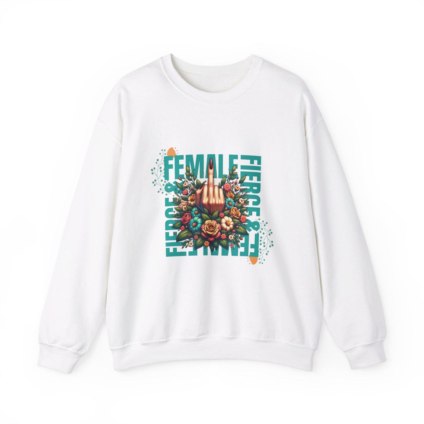 Fierce & Female Unisex Heavy Blend™ Crewneck Sweatshirt