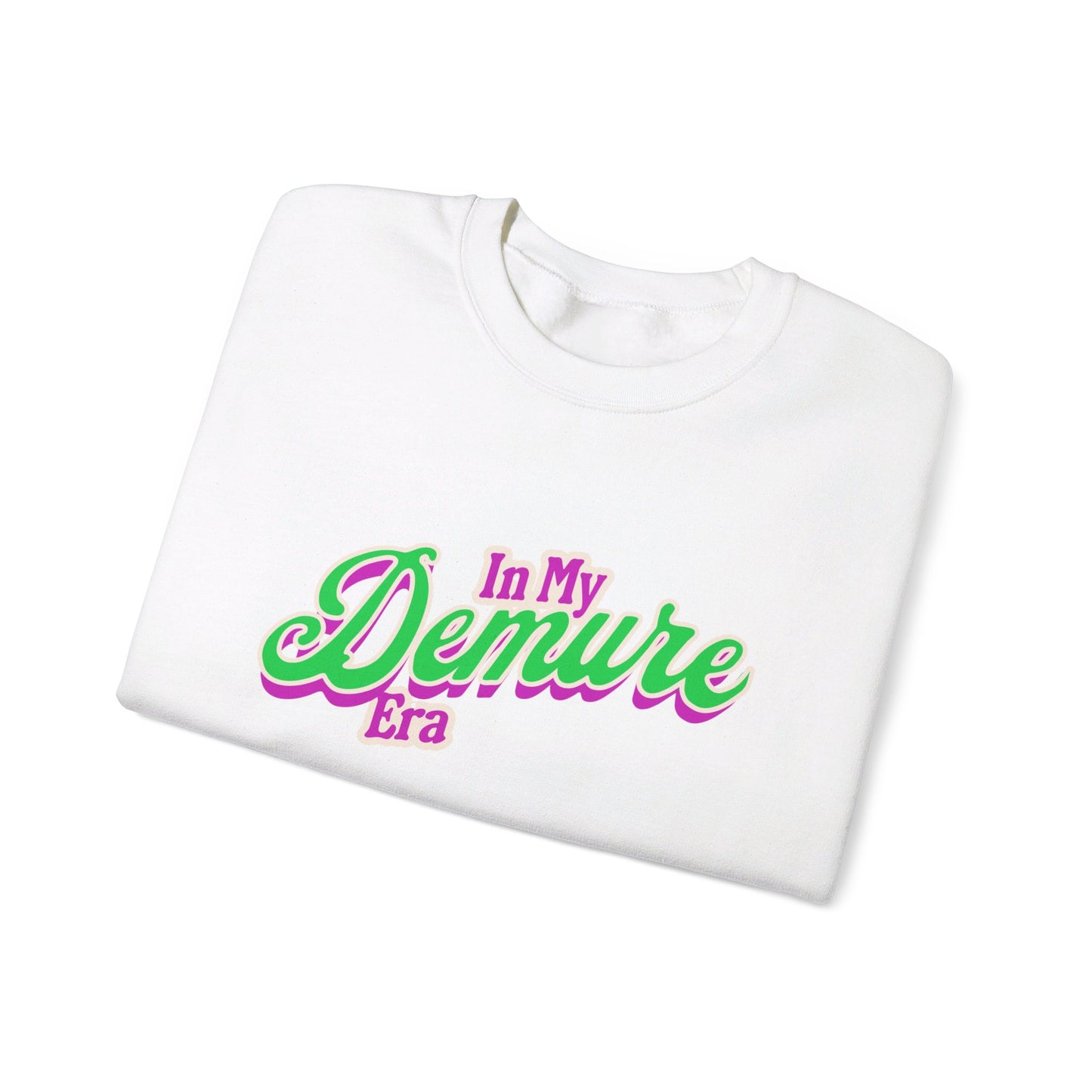 In My Demure Era Unisex Heavy Blend™ Crewneck Sweatshirt