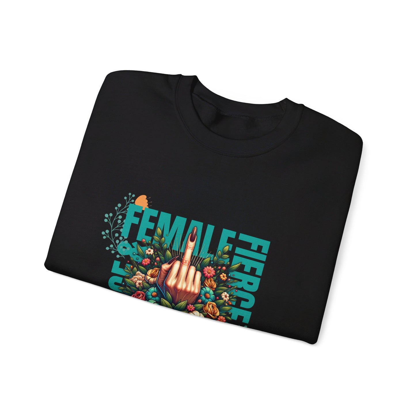 Fierce & Female Unisex Heavy Blend™ Crewneck Sweatshirt