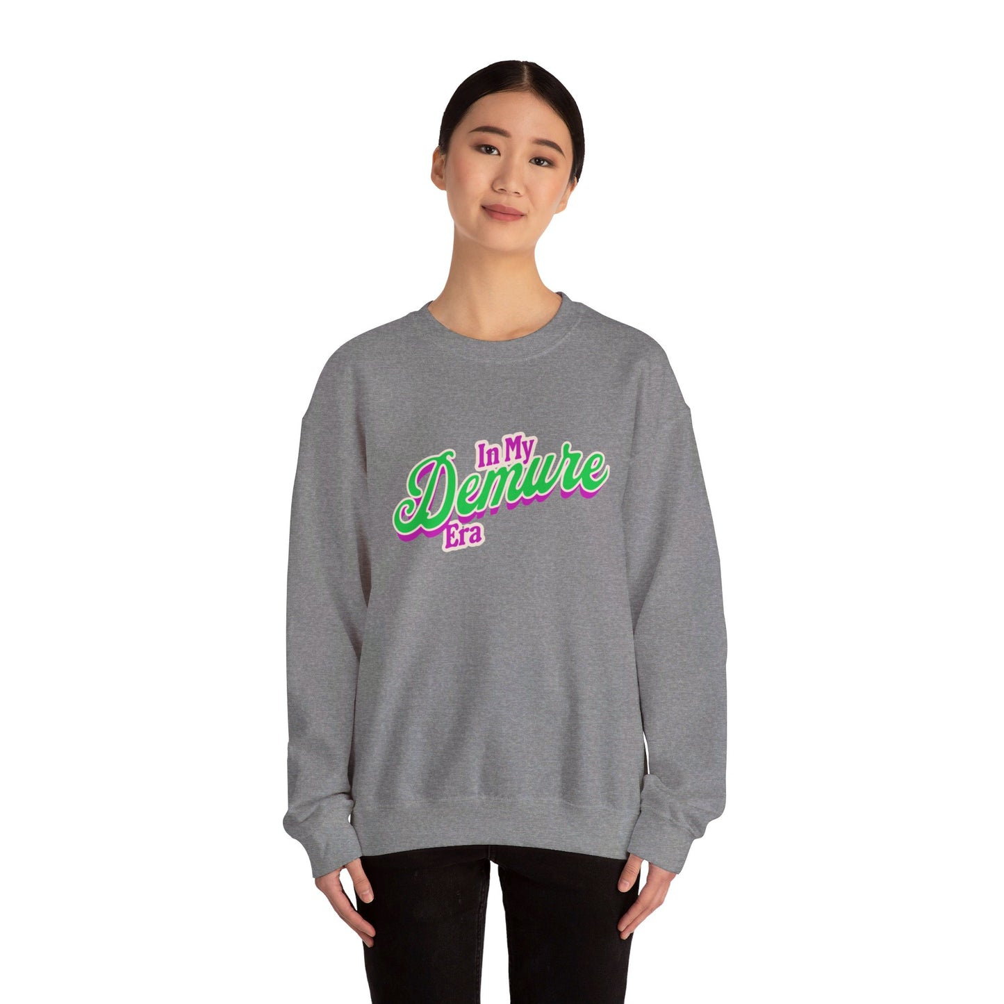 In My Demure Era Unisex Heavy Blend™ Crewneck Sweatshirt