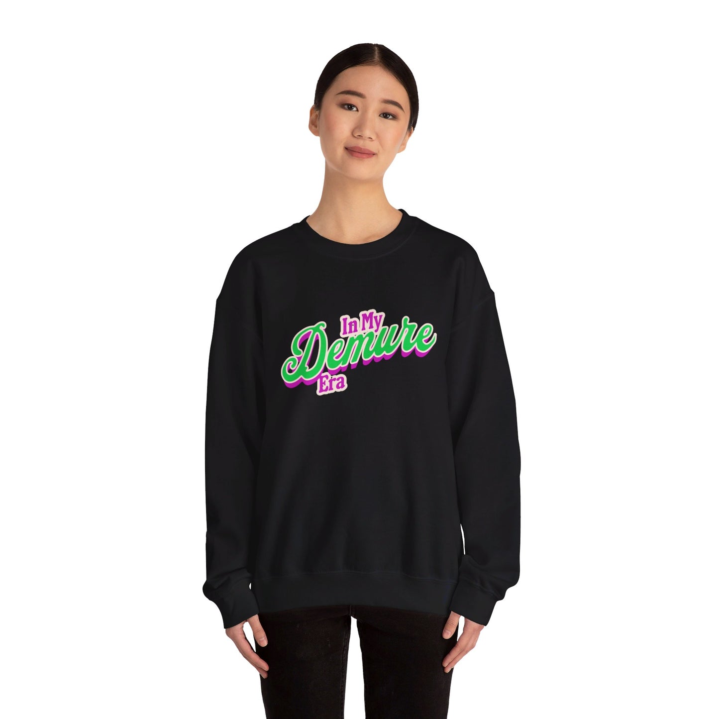 In My Demure Era Unisex Heavy Blend™ Crewneck Sweatshirt