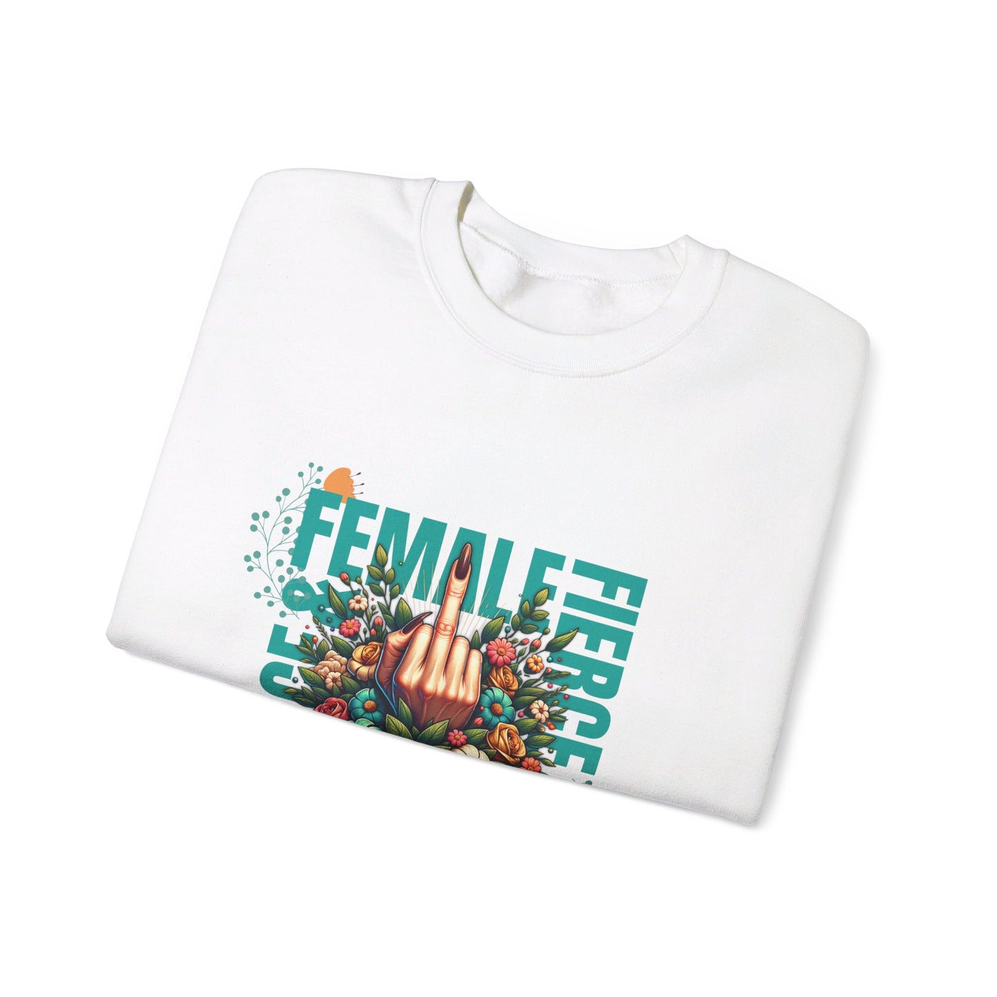 Fierce & Female Unisex Heavy Blend™ Crewneck Sweatshirt