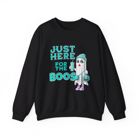 Just Here for the Boos Unisex Heavy Blend™ Crewneck Sweatshirt