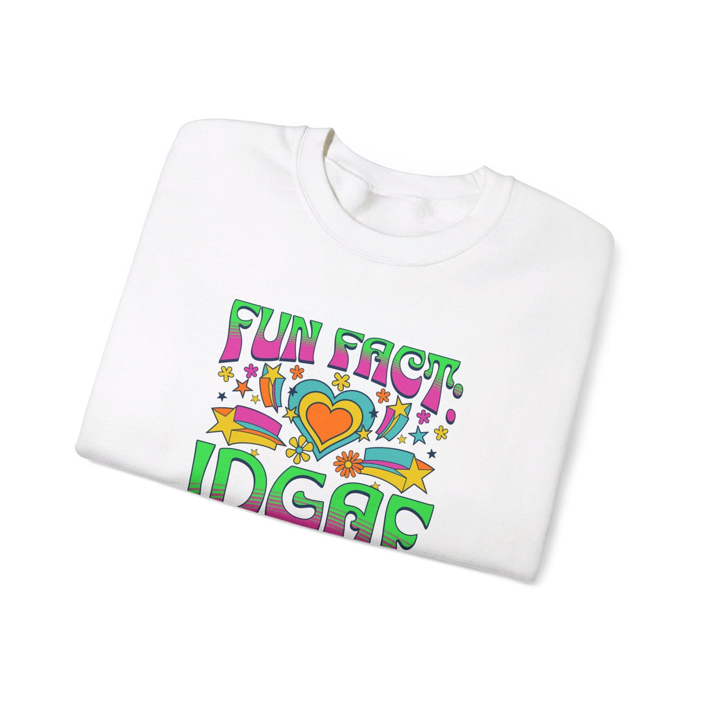 Fun Fact: IDGAF Unisex Heavy Blend™ Crewneck Sweatshirt