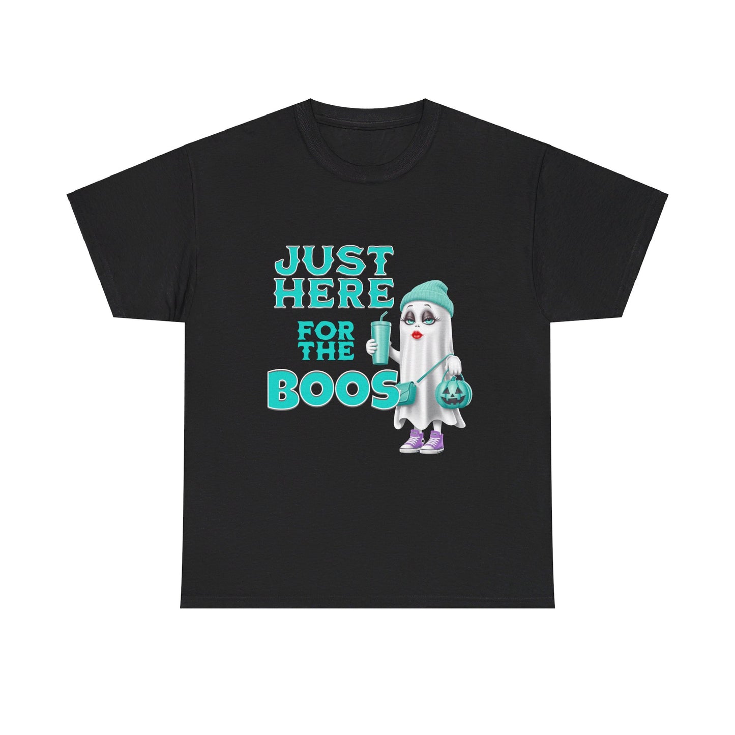 Just Here for the Boos Unisex Heavy Cotton Tee