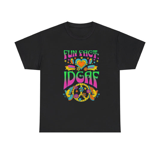 Fun Fact: IDGAF Unisex Heavy Cotton Tee