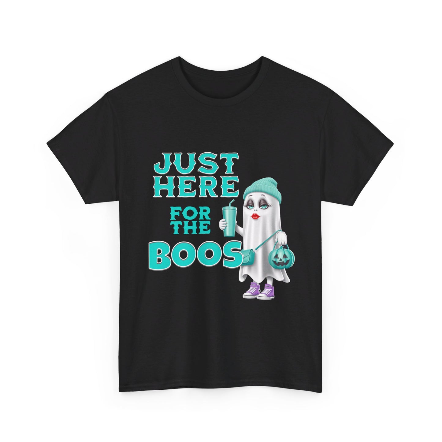 Just Here for the Boos Unisex Heavy Cotton Tee