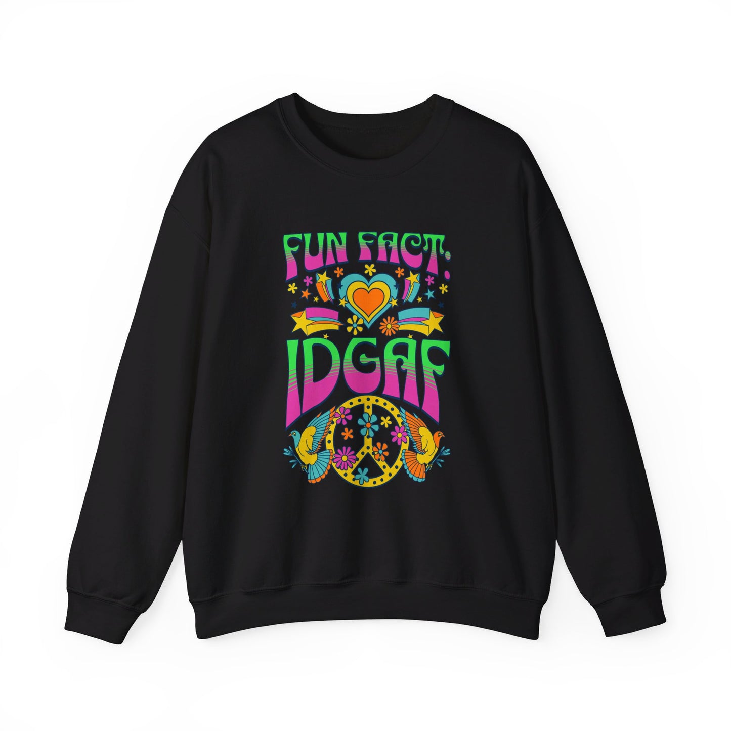 Fun Fact: IDGAF Unisex Heavy Blend™ Crewneck Sweatshirt